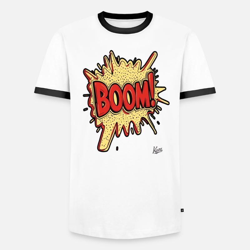 Boom - Explosion de bande dessinée T-shirt contrasté Homme