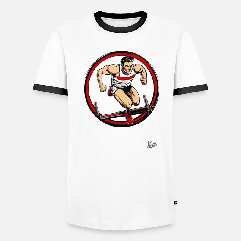 Athlétisme et haies T-shirt contrasté Homme