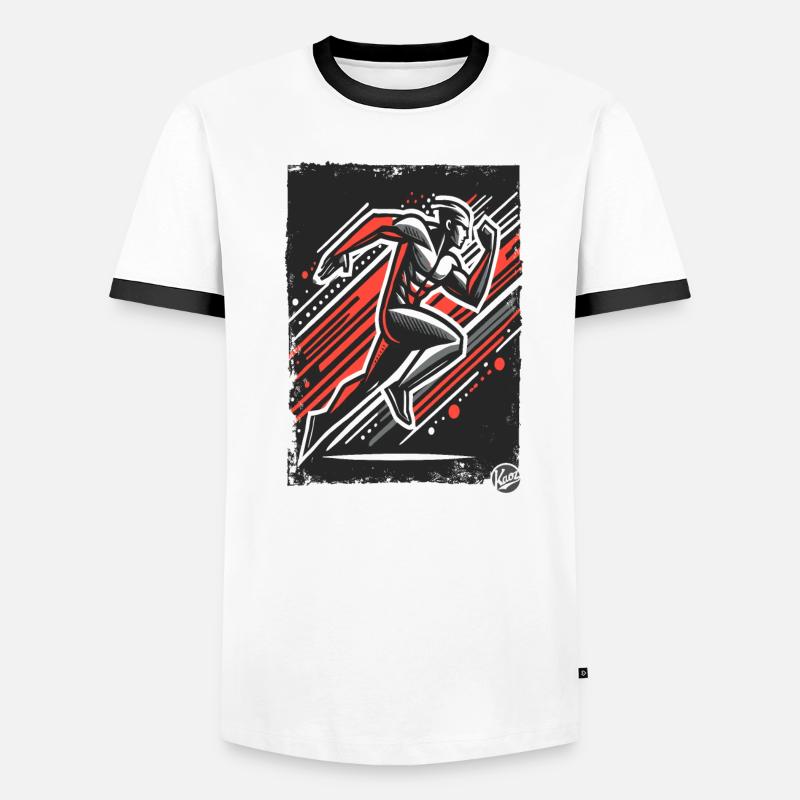 Coureur dynamique T-shirt contrasté Homme