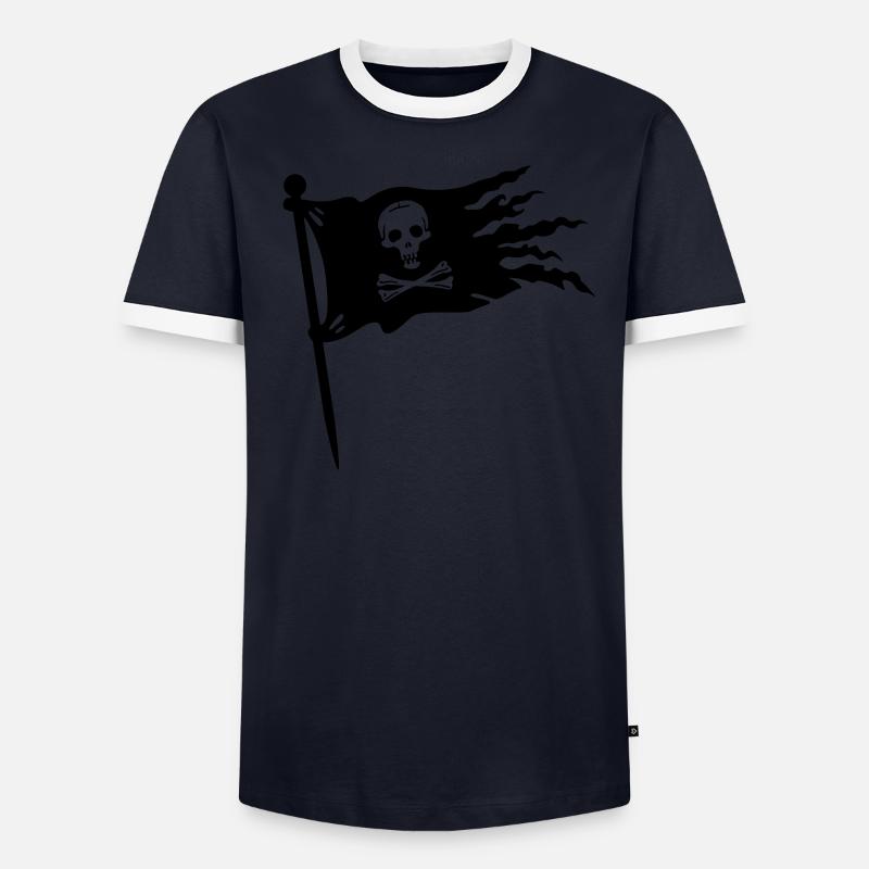 pirates flag Men's Ringer Shirt