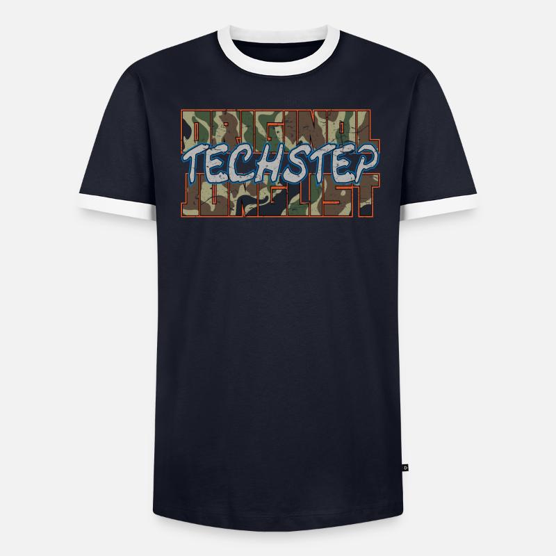 Original Techstep Junglist Camo Remix Men's Ringer Shirt