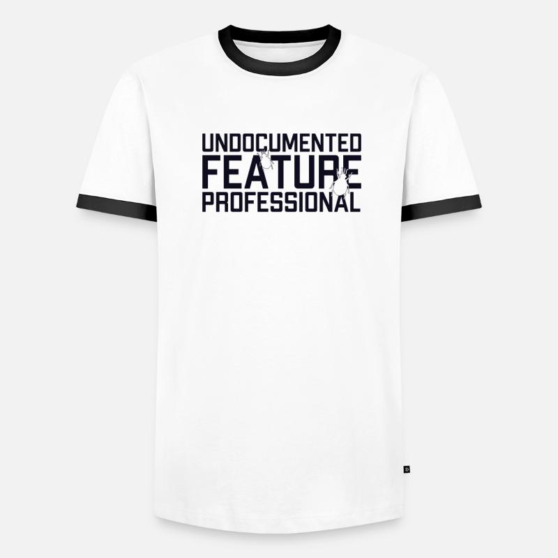 Undocumented Feature Professional Developer Männer Kontrast-T-Shirt