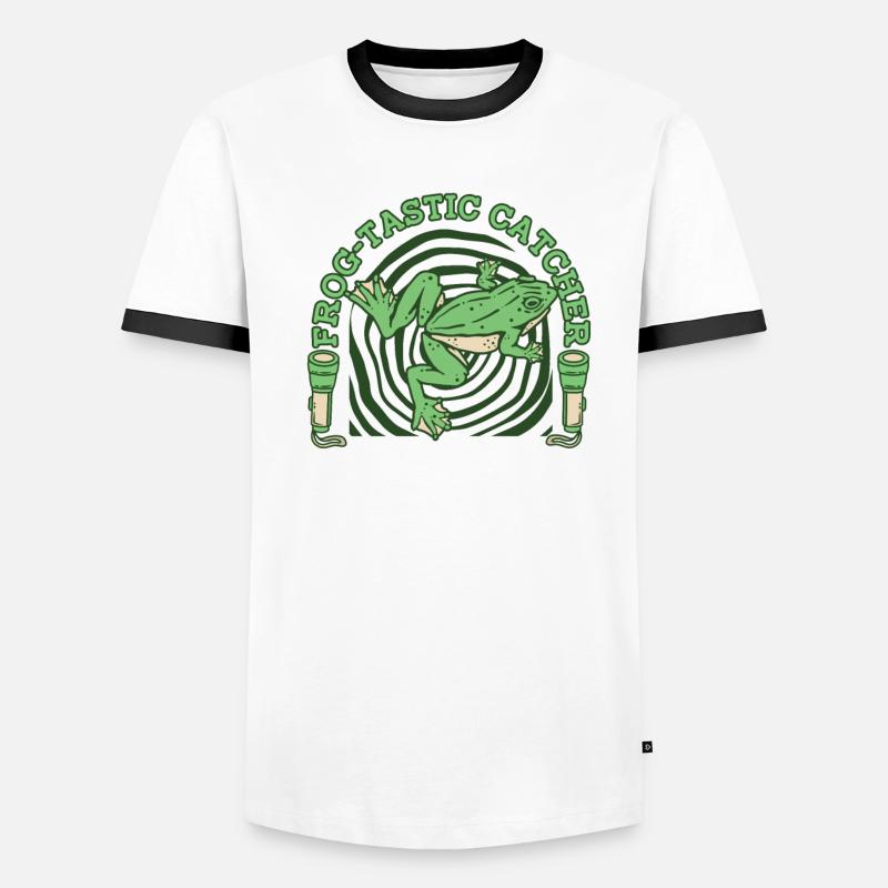 Frog Tastic Catcher Tadpole Tree Frog Frog Men's Ringer Shirt