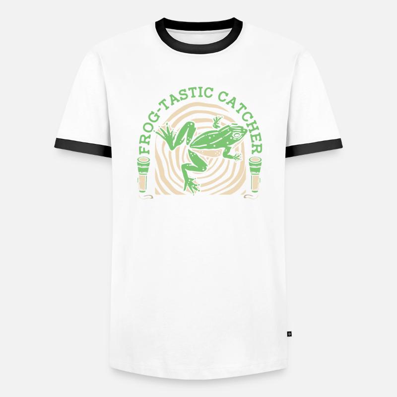 Frog Tastic Catcher Tadpole Tree Frog Frog Men's Ringer Shirt
