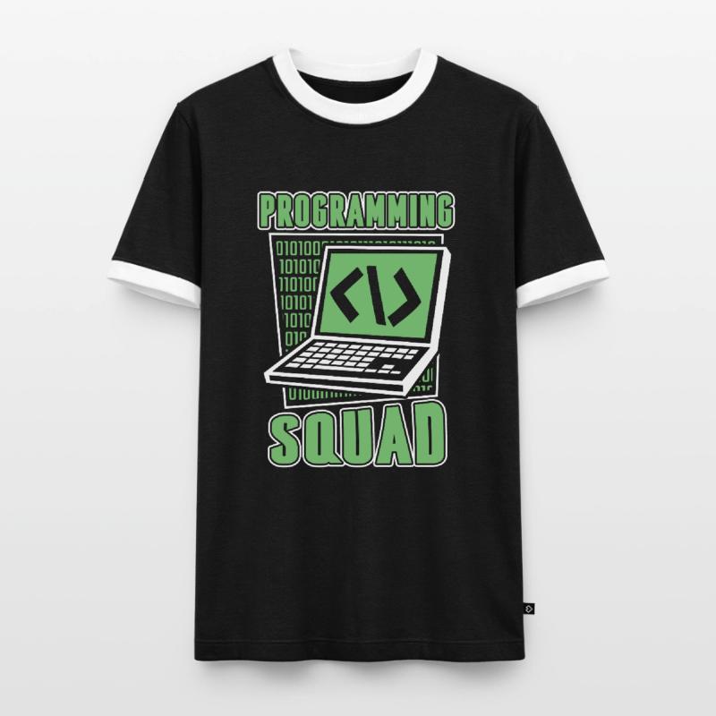 Programming Squad Softwareentwickler Developer Männer Kontrast-T-Shirt