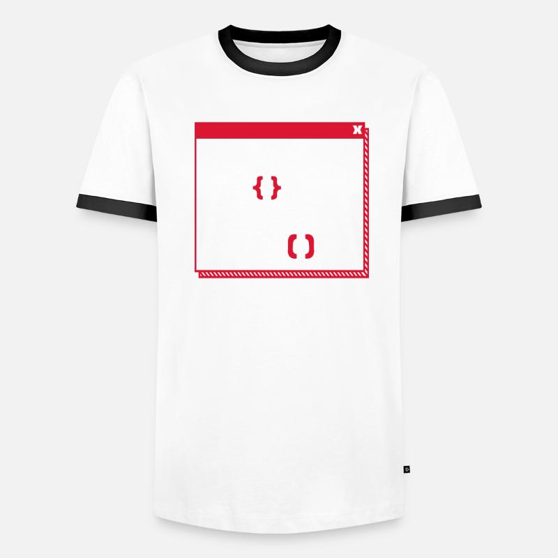 If You Never Try You'll Never Catch Developer Männer Kontrast-T-Shirt