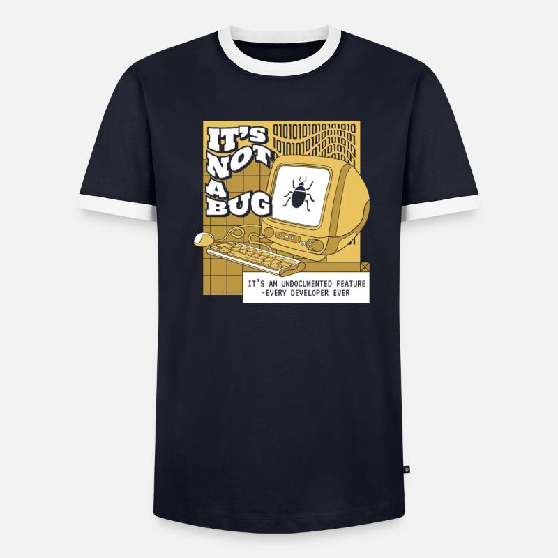 Ce n’est pas un bug non documenté développeur de fonctionnalités T-shirt contrasté Homme