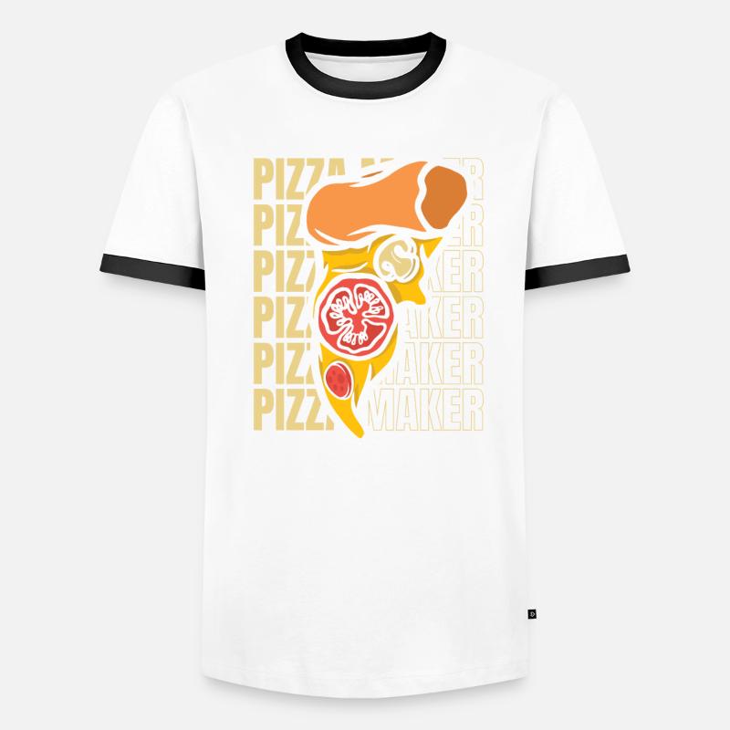 Pizza Maker Pizzaofen Pizza Pizzablech Pizzabäcker Männer Kontrast-T-Shirt