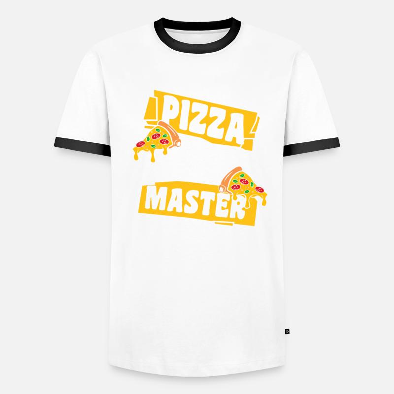 Pizza Maker Master Pizzaofen Pizza Pizzablech Männer Kontrast-T-Shirt