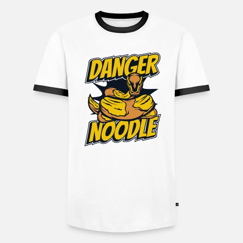 Danger Noodle Schuppenkriechtiere Python Banana Men's Ringer Shirt