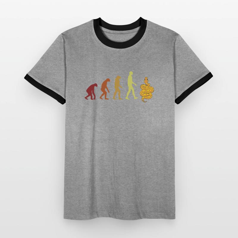 Boule de banane Python Evolution Python Boule de banane T-shirt contrasté Homme