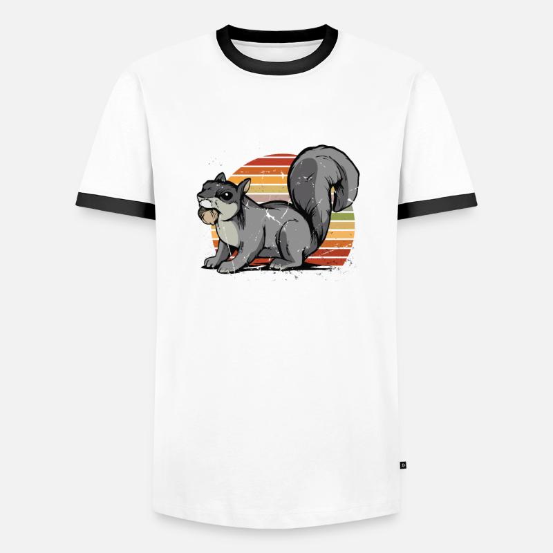 Crazy Squirrel Lady Squirrel Fox Squirrel Men's Ringer Shirt