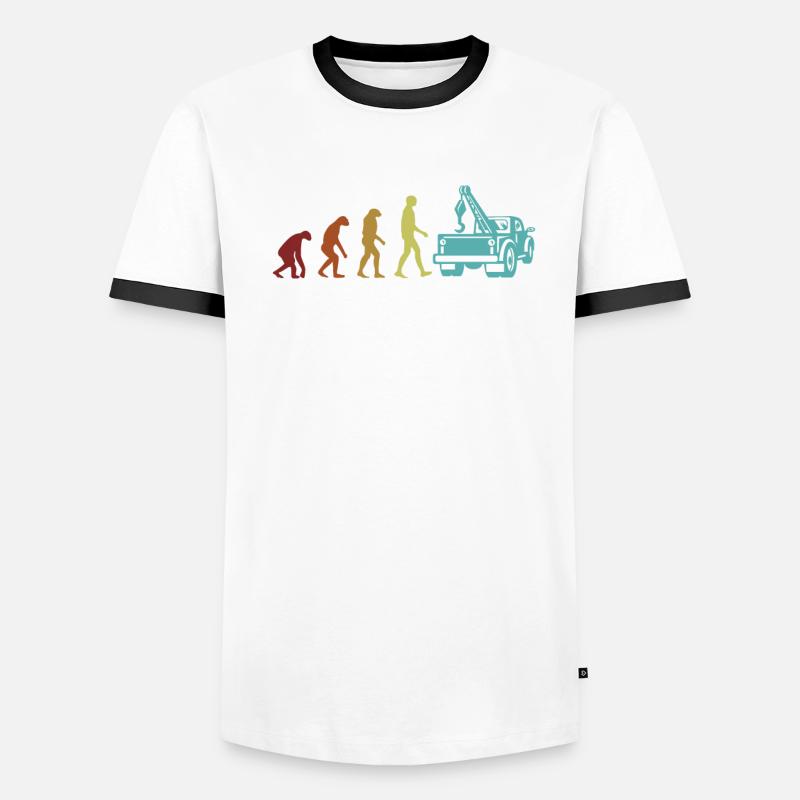 Conducteur de dépanneuse Evolution Evolution T-shirt contrasté Homme