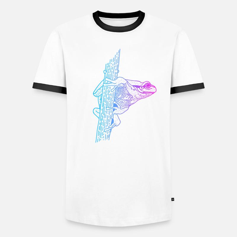 Tree Frog Toad Tadpole Frog Breeder Frog Men's Ringer Shirt