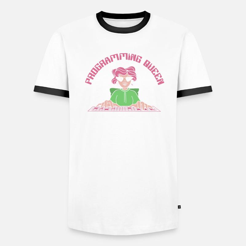 Programming Queen Software Developer Men's Ringer Shirt