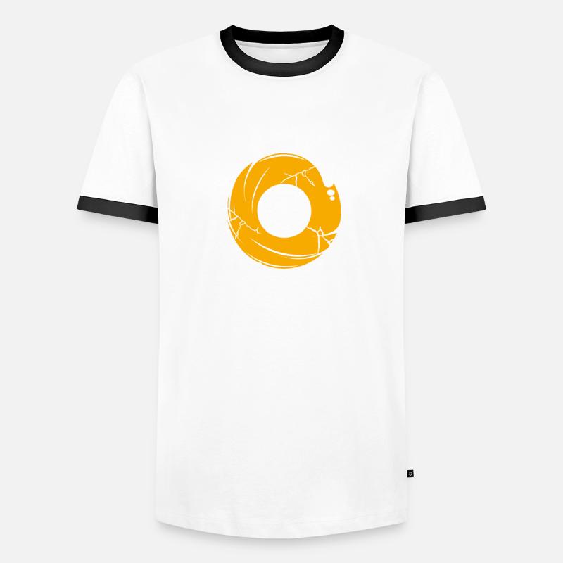 Ne me fais pas casser ta table de billard de billard T-shirt contrasté Homme