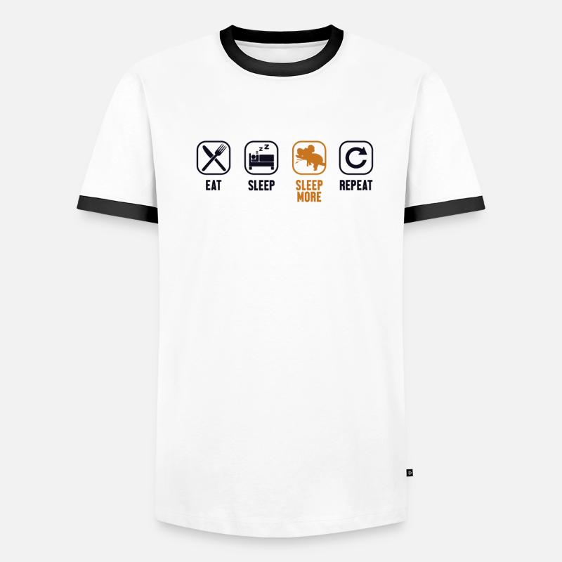 Manger Dormir Dormir Plus Répéter Koalabear Eucalyptus T-shirt contrasté Homme