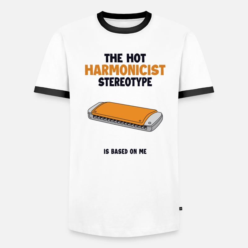 Harmonicist Stereotype is Based On Me Harmonicist Men's Ringer Shirt
