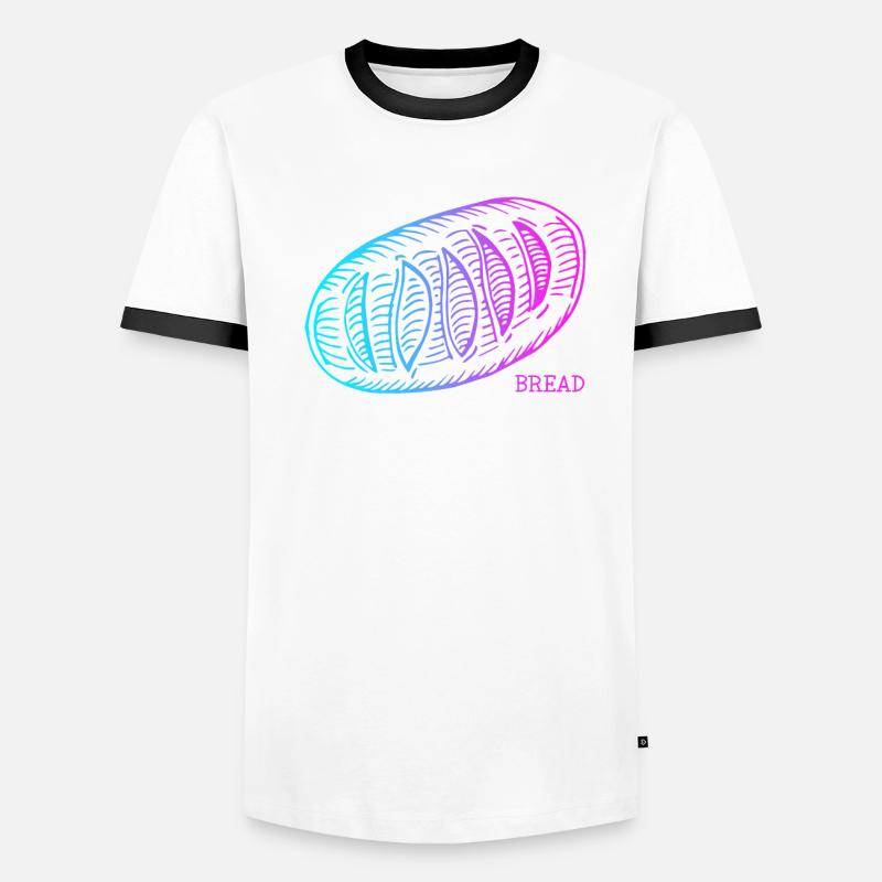 Bread Maker Bread Dough Bread Queen Lover Bread Men's Ringer Shirt