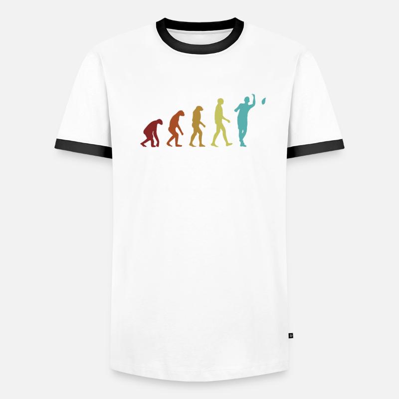 Cornhole Evolution Planches Sac de haricots Jeu Cornhole T-shirt contrasté Homme