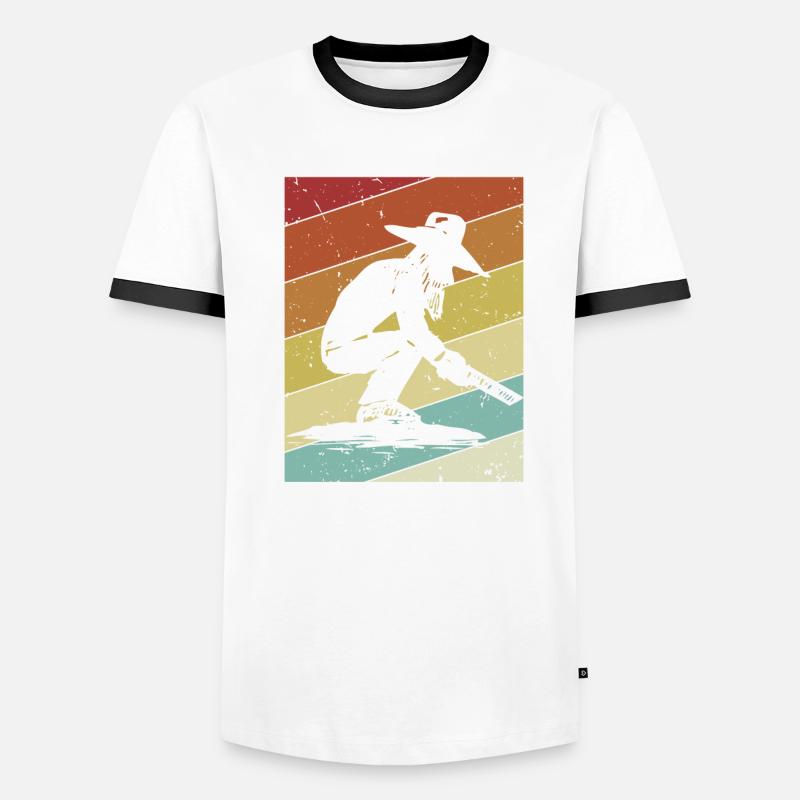 Rétro prospection mineur Exploitation des placeurs Exploitation de l’or Affinage T-shirt contrasté Homme
