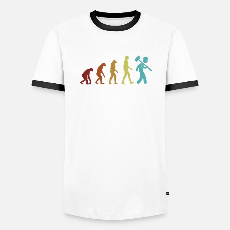 House Demolition Evolution Home Improvement House Men's Ringer Shirt