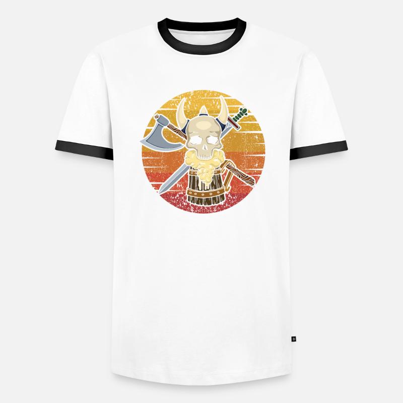 Retro LARPing Weapons Armor Character LARP Men's Ringer Shirt
