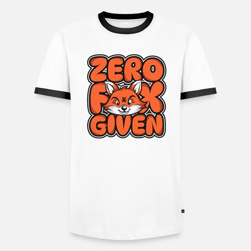 Zero Fox Given Canidae Caninae Rotfuchs Fuchs Liebhaber Männer Kontrast-T-Shirt