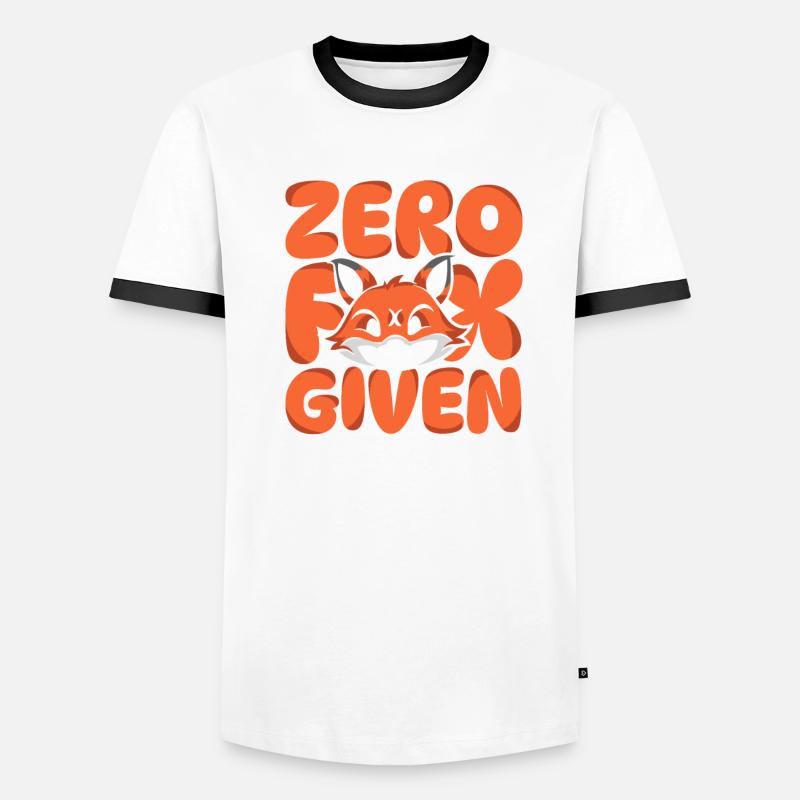 Zero Fox Given Canidae Caninae Red Fox Fox Lover Men's Ringer Shirt