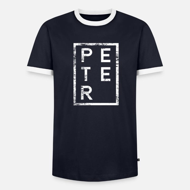 Peter Minimalism Men's Ringer Shirt