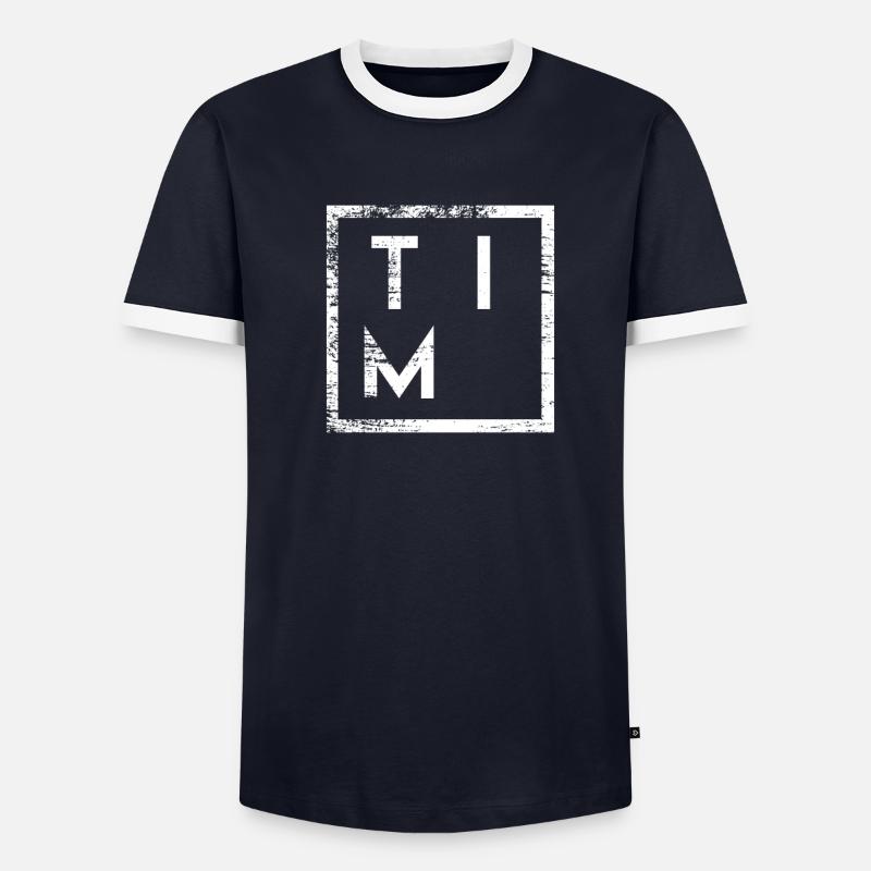 Tim Minimalism Men's Ringer Shirt