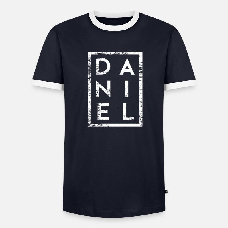 Daniel Minimalismus - Männer Kontrast-T-Shirt - undefined