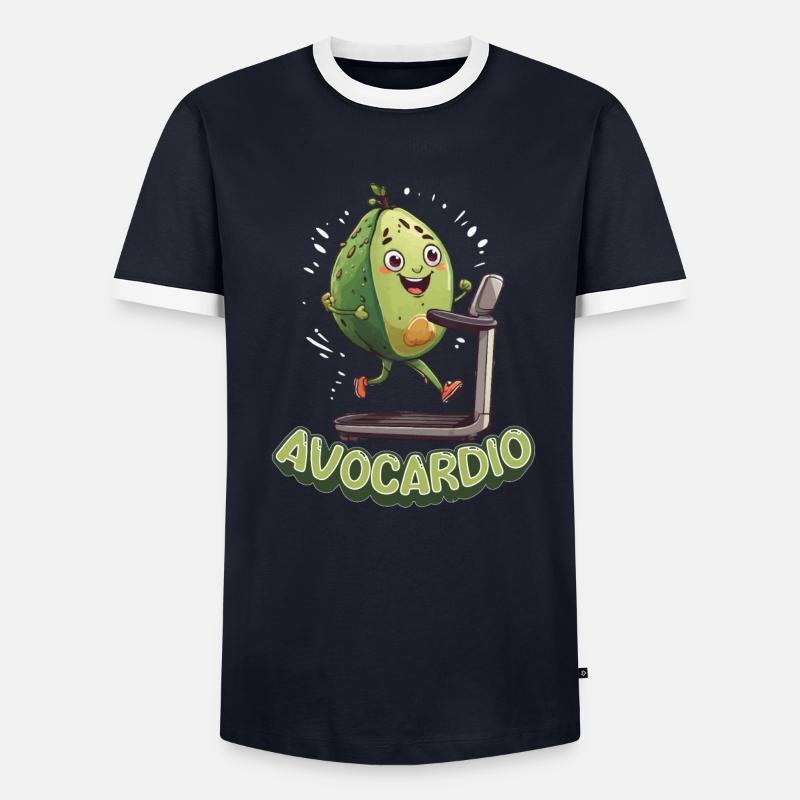 Avocado Cardio Treadmill Men's Ringer Shirt