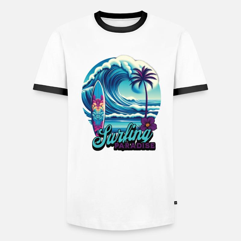 Paradis du surf T-shirt contrasté Homme