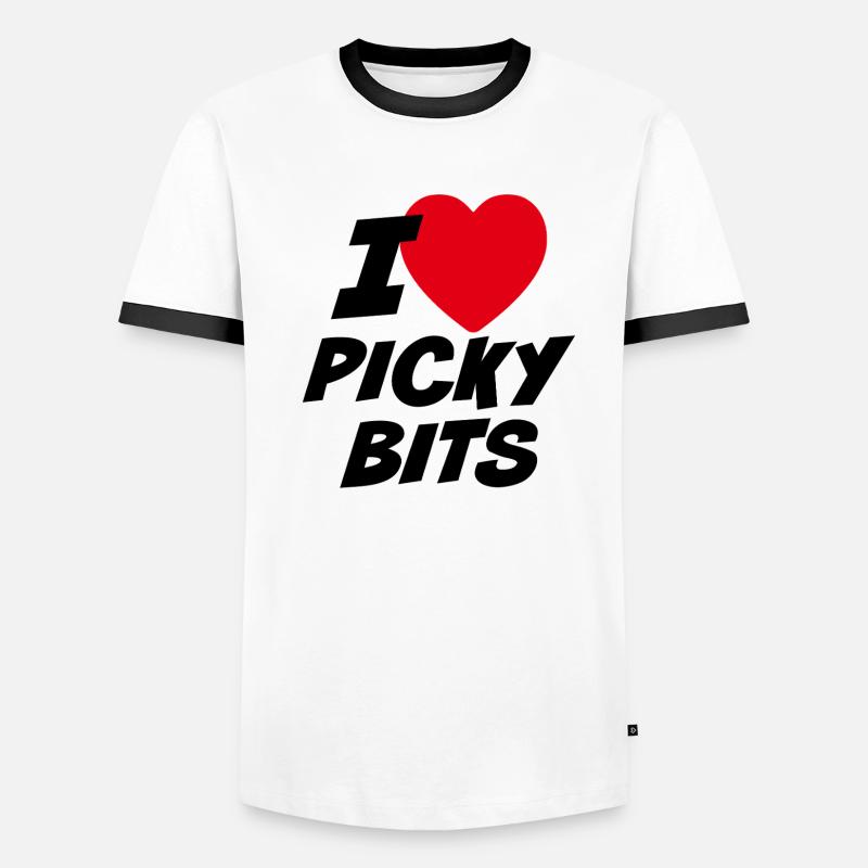 I Love Picky Bits Men's Ringer Shirt