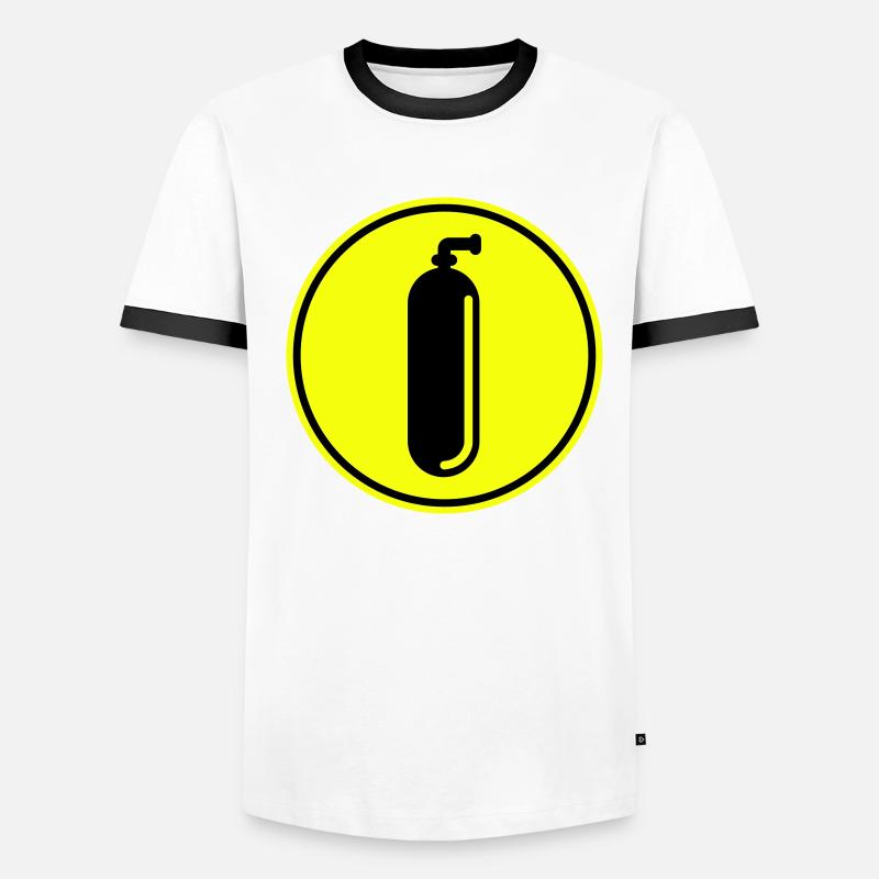 Oxygen Diving Circle Men's Ringer Shirt