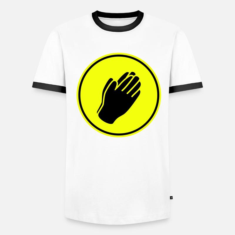 Hands symbol Men's Ringer Shirt
