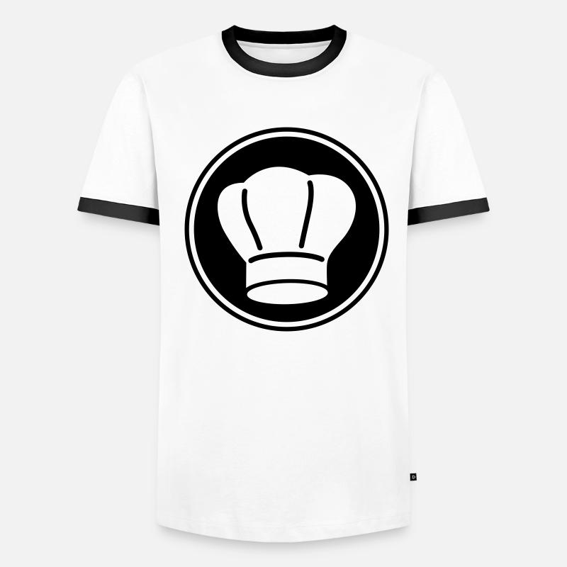 Chef's hat symbol Men's Ringer Shirt
