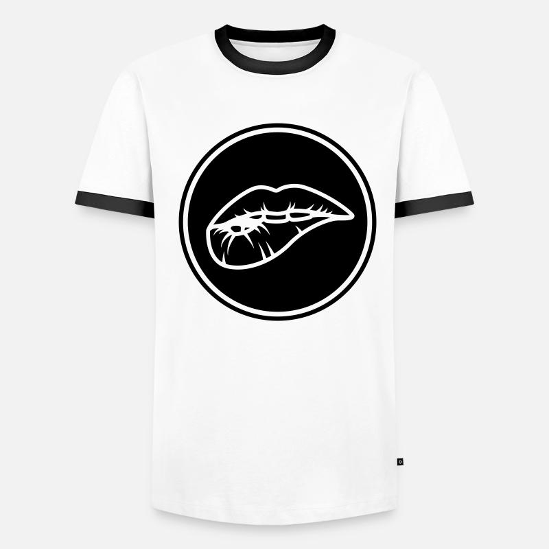 Lèvres T-shirt contrasté Homme