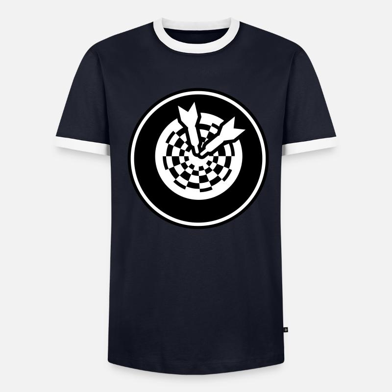 Fléchettes 180 Symbole T-shirt contrasté Homme