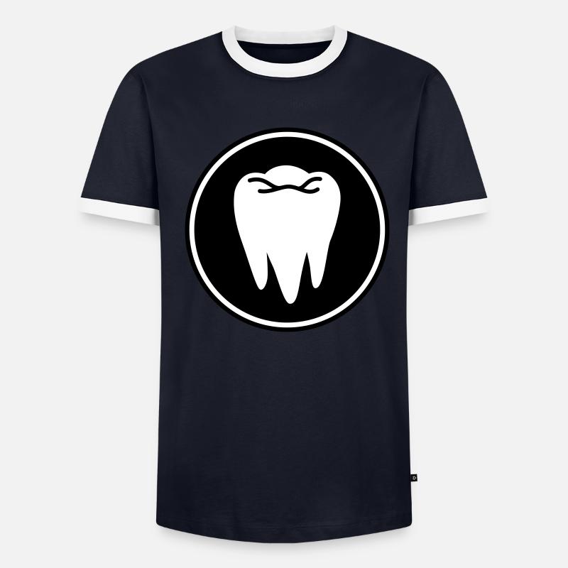 Tooth icon icon - Men's Ringer Shirt - undefined