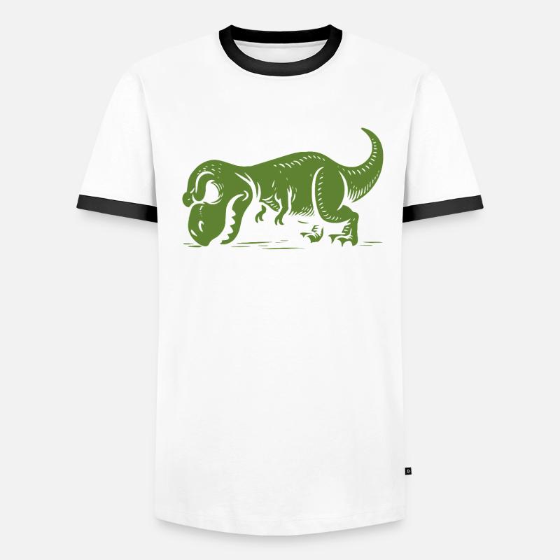 T-Rex - I hate pushups - gift Men's Ringer Shirt