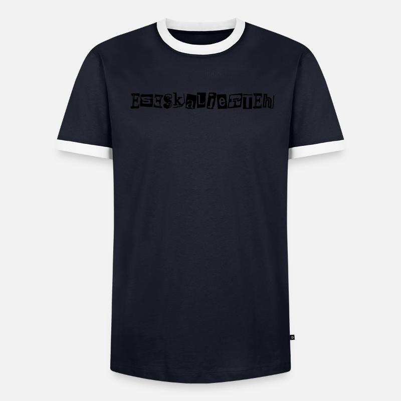 Eseskalierteh T-shirt contrasté Homme