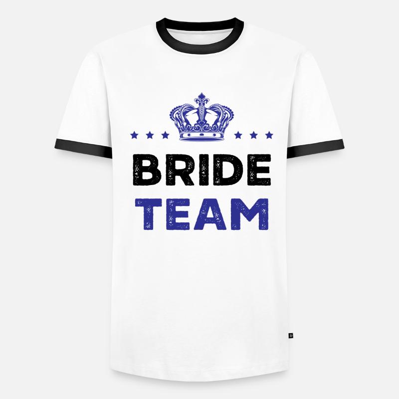Bride Team Männer Kontrast-T-Shirt