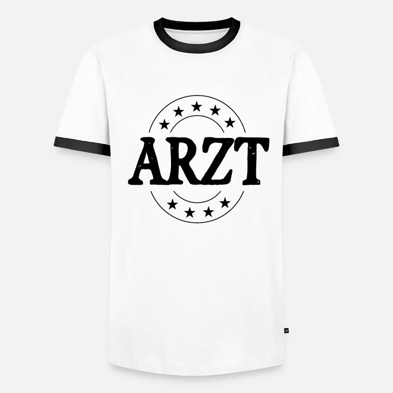 Arzt Beruf Männer Kontrast-T-Shirt