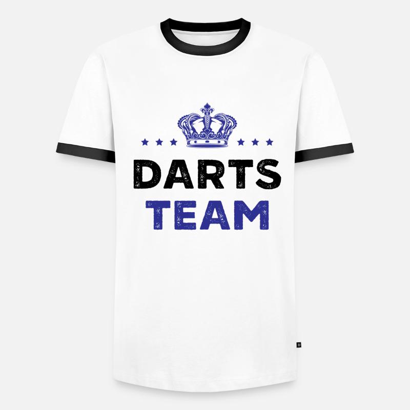 Équipe de fléchettes T-shirt contrasté Homme