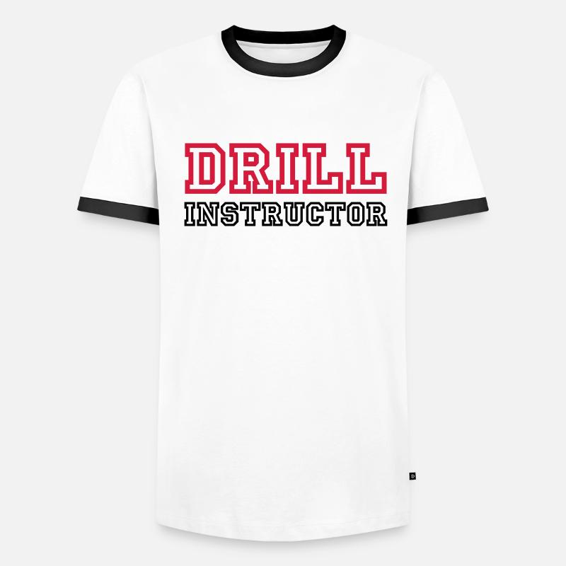 Drill Instructor T-shirt contrasté Homme