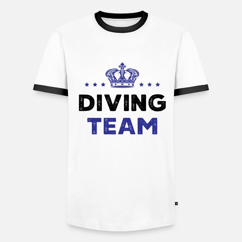 Équipe de plongée T-shirt contrasté Homme