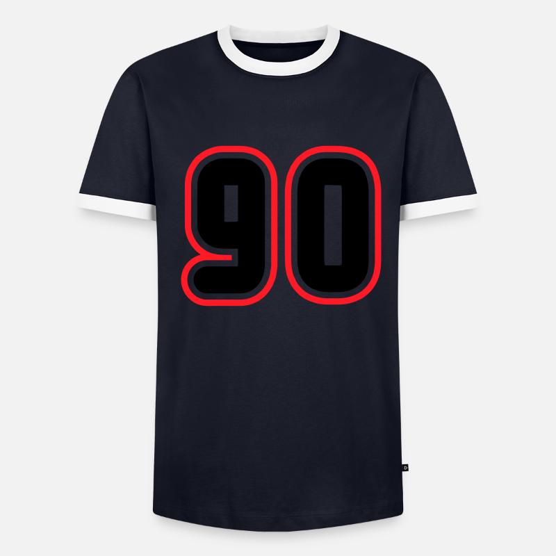 Numéro 90 T-shirt contrasté Homme
