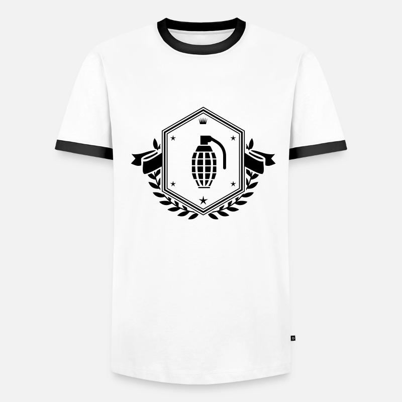 Grenade Crest Men's Ringer Shirt